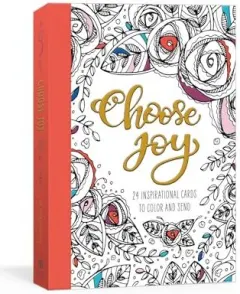 Coperta cărții Choose Joy Postcard Book, Ink & Ink & Willow
