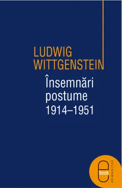 Coperta cărții Insemnari postume. 1914-1951 (pdf)