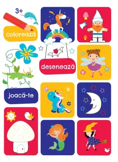 Coperta cărții Colorează, desenează, joacă-te (3 ani+)