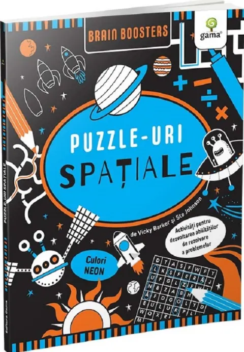 Coperta cărții Puzzle-uri spatiale. Brain Boosters
