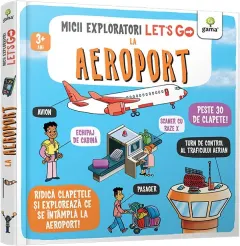 Coperta cărții Micii exploratori. Let's go! La aeroport