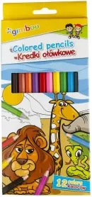 Coperta cărții Creioane colorate hexagonale Donau, 12 culori