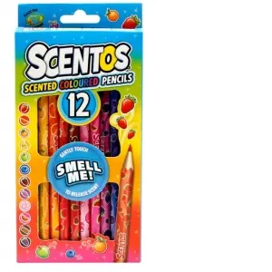Coperta cărții Set 12 creioane colorate si parfumate