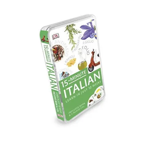 Coperta cărții 15-minute Italian: learn in just 12 weeks