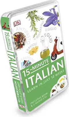 Coperta cărții 15-minute Italian: learn in just 12 weeks