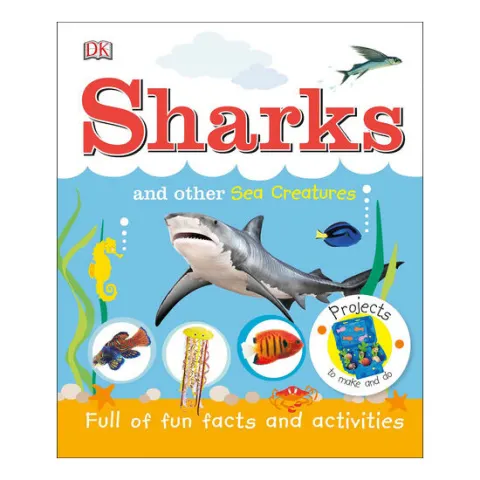Coperta cărții Sharks and other sea creatures