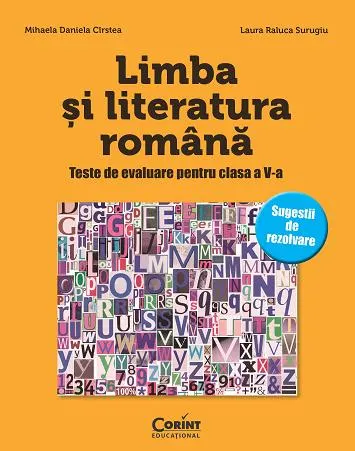 Coperta cărții LIMBA SI LITERATURA ROMANA. Teste de evaluare pentru clasa a V-a