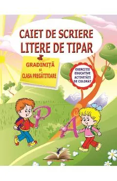 Coperta cărții Caiet de scriere litere de tipar - Clasa Pregatitoare
