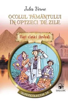Coperta cărții Ocolul pamantului in optzeci de zile