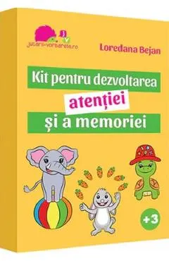 Coperta cărții Kit pentru dezvoltarea atentiei si a memoriei