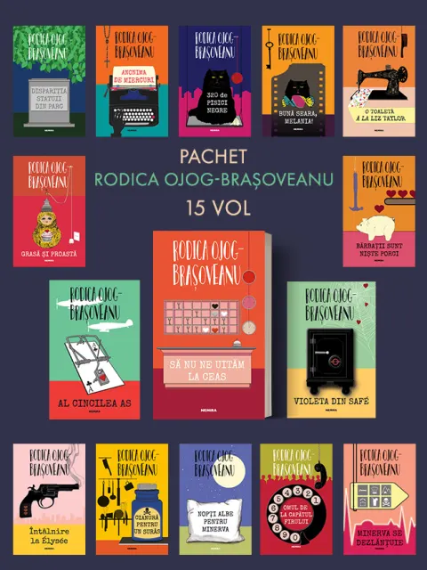 Coperta cărții Pachet polițist Rodica Ojog-Brașoveanu 15 vol
