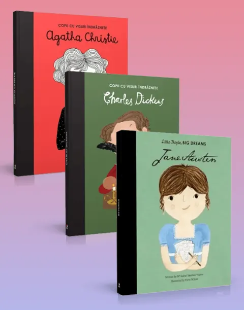 Coperta cărții Pachet 2 Copii cu visuri indraznete (3 volume)
