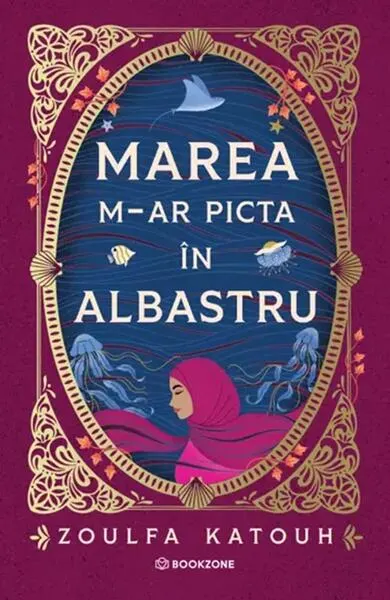 Coperta cărții Marea m-ar picta în albastru