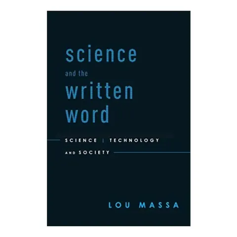 Coperta cărții Science & the written word