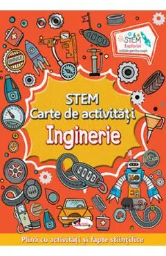 Coperta cărții STEM. Carte de activitati: Inginerie