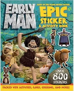 Coperta cărții Early Man Sticker and Activity Book