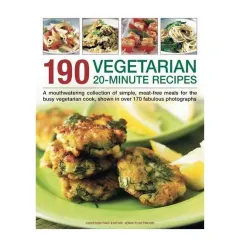 Coperta cărții 190 vegetarian 20-minute recipes