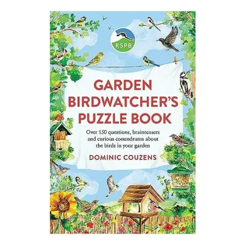Coperta cărții RSPB Garden Birdwatcher's Puzzle Book Over 150 Questions, Brainteasers and Curious Conundrums about the Birds in Your Garden