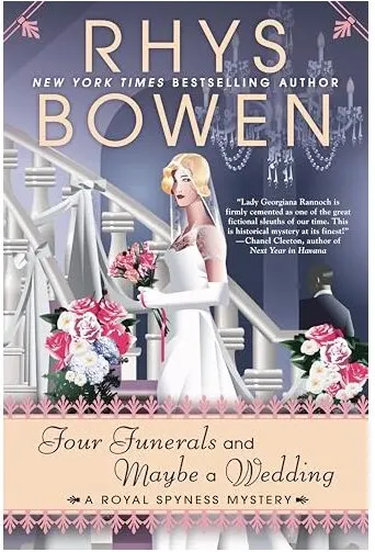 Coperta cărții Four Funerals and Maybe a Wedding, Rhys Bowen