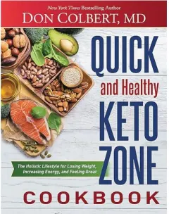 Coperta cărții Quick and Healthy Keto Zone Cookbook