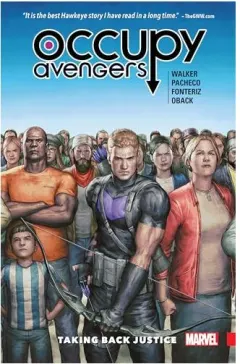 Coperta cărții Occupy Avengers, David F. Walker