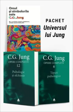Coperta cărții Pachet Universul lui Jung . Omul și simbolurile sale/Psihologie și alchimie/Tipuri psihologice - C.G. Jung