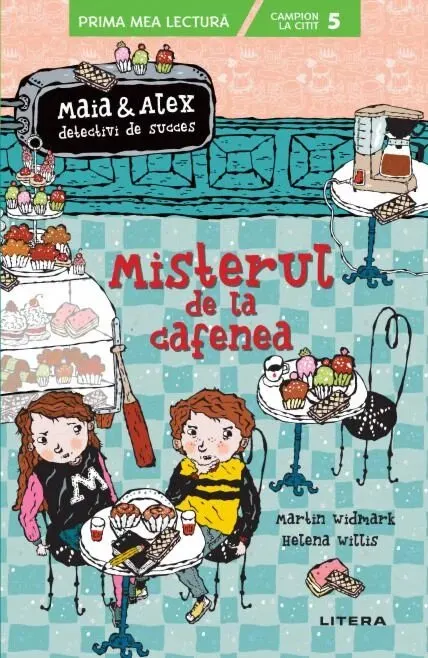 Coperta cărții Misterul de la cafenea. Maia si Alex, detectivi de succes