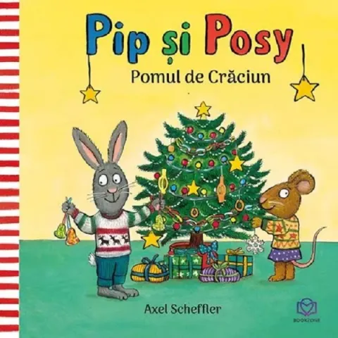 Coperta cărții Pip si Posy. Pomul de Craciun