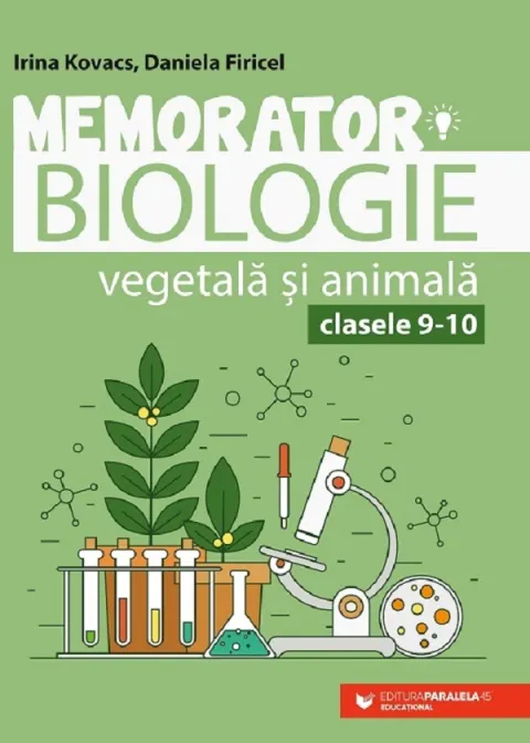 Coperta cărții Memorator de biologie vegetala si animala. Clasele IX-X