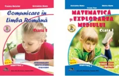 Coperta cărții Set 2 carti: Comunicare in limba romana. Matematica si explorarea mediului. Clasa I, semestrul I