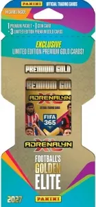 Coperta cărții Set cartonase Panini FIFA 365 Adrenalyn 2027 - Ecoblister Premium GOLD