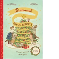 Coperta cărții Craciunul familiei Motanila. O carte-advent cu surprize (peste 140 de clapete)