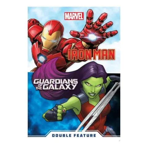 Coperta cărții Double feature : Iron Man and Gamora: Marvel Double Features