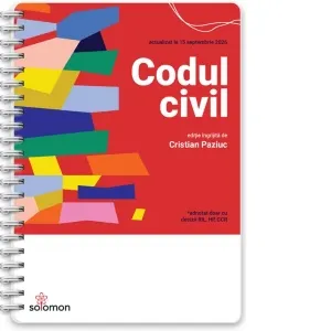 Coperta cărții Codul civil (actualizat la 15 septembrie 2026)