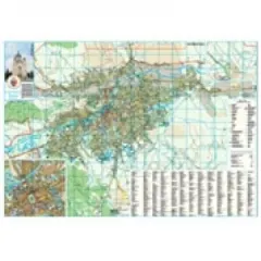 Coperta cărții Municipiul Cluj-Napoca - Harta Pliabila Dimensiune: 100 x 70 cm