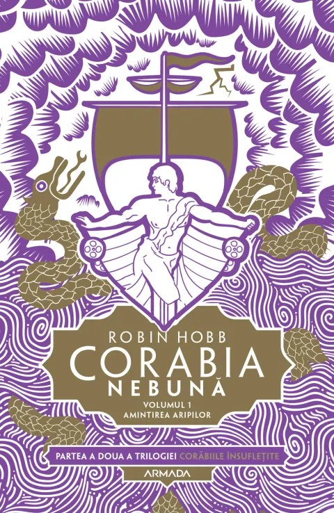 Coperta cărții Corabia nebuna. Seria Corabiile insufletite. Partea 2. Vol.1
