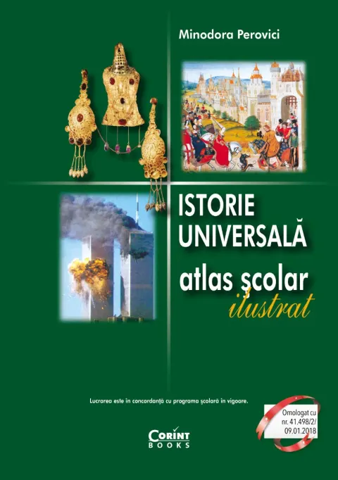 Coperta cărții Istorie universală. Atlas școlar ilustrat