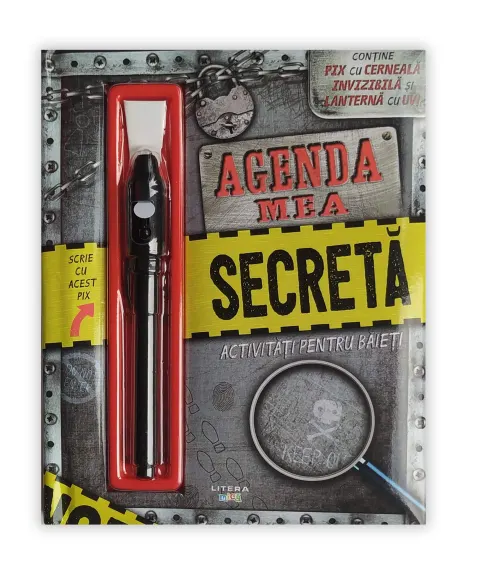Coperta cărții Agenda mea secretă. Activități pentru băieți
