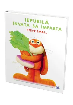 Coperta cărții Iepurilă învață să împartă