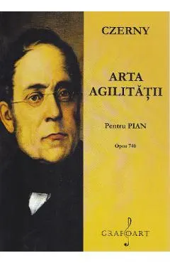 Coperta cărții Arta agilitatii pentru pian - Czerny