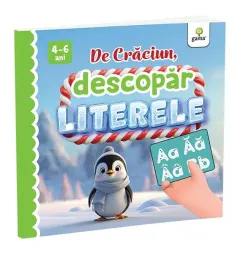 Coperta cărții De Crăciun, descopăr literele