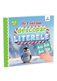 Coperta cărții De Crăciun, descopăr literele