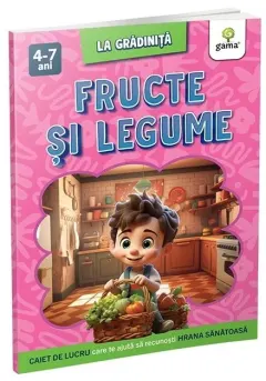 Coperta cărții Fructe si legume/La gradinita