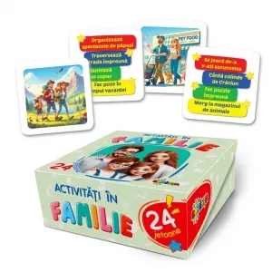 Coperta cărții 24 jetoane. Activitati in familie
