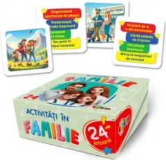 Coperta cărții 24 jetoane. Activitati in familie