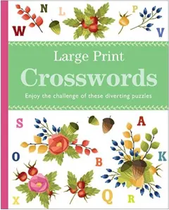 Coperta cărții Large print crosswords