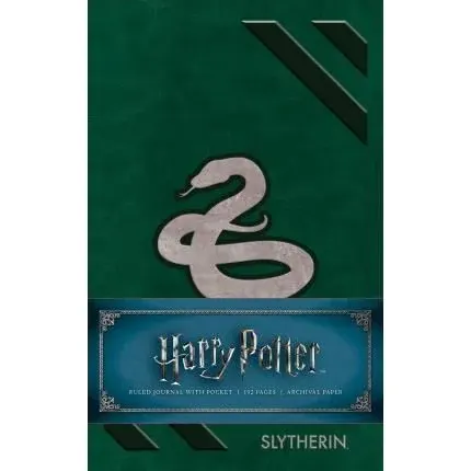 Coperta cărții Harry Potter: Slytherin Ruled Pocket Journal