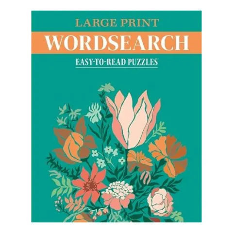Coperta cărții Large Print Wordsearch Easy-to-Read Puzzles
