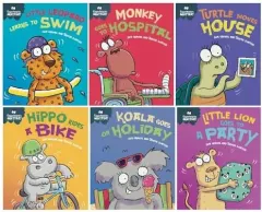 Coperta cărții Sue Graves Experiences Matter Series 2 Collection 6 Books Set (little Lion, Monkey, Koala, Turtle, Little Leopard, Hippo)