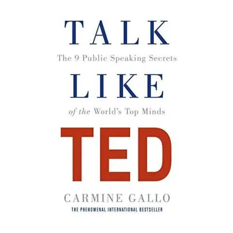 Coperta cărții Talk Like TED